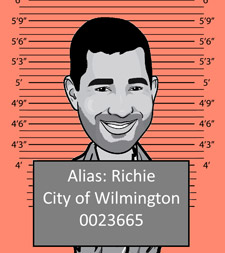 Gourmet Gangsters - Richie Mug Shot
